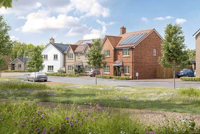 Permission is being sought for housing scheme of around 600 homes on land next to the South Downs campus.