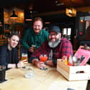 

Well deserved awards for The  King Street Tavern in Portsmouth - (left to right) Dan Gates, Mike Bailey, Olly Willers, and Sean Marshall 

Picture: Malcolm Wells (301019-9162) 

Byline: Malcolm Wells
Credit: The News, Portsmouth
Source: The News, Portsmouth