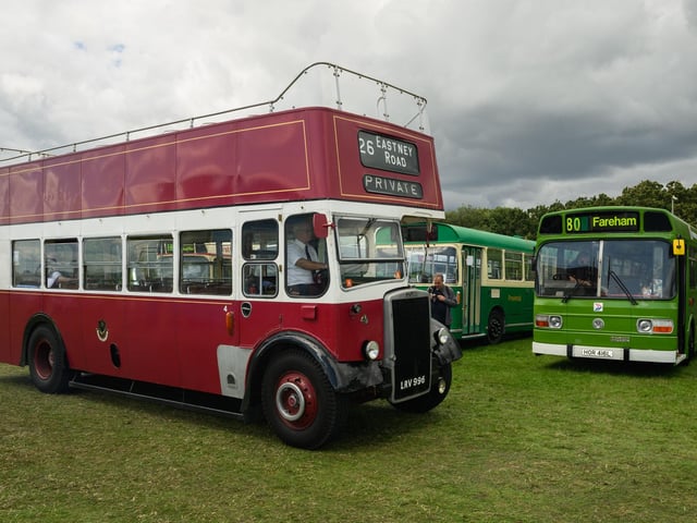 Pictured is: Buses at the show.
Picture: Keith Woodland