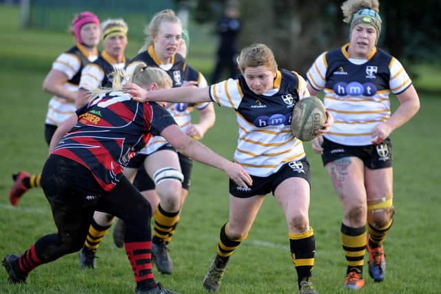 Rachael Kidner in possession for Valkyries during last season's home game with Cullompton. Picture: Ian Hargreaves