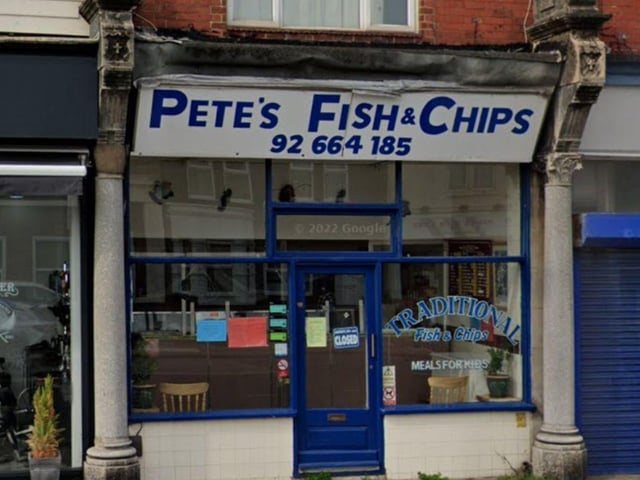 Pete's Fish and Chips is located at 181 Copnor Road. The fish and chip shop was assessed on November 16 2017.