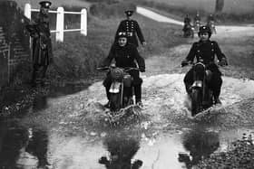 Women training at the N.Fs motorcycle school, November 1942