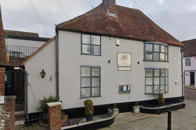 The modern-British restaurant 36 on the Quay, in Emsworth, boasts gorgeous harbour views from a 'intimate' quayside cottage.