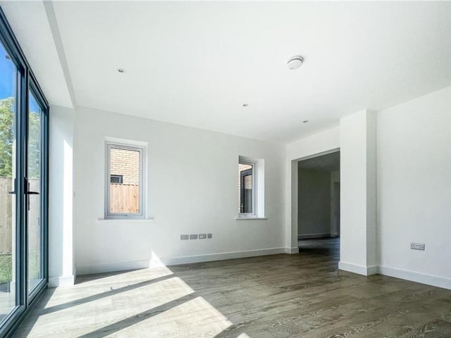 The property comes with a good-sized garden as well as parking at the front of the house.