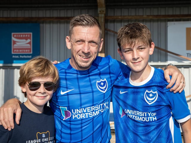 Pompey fans make annual pre-season trip to Westleigh Park