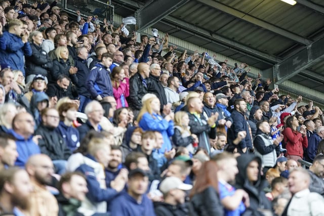 7,813 away fans have accompanied Pompey on the road so far this season