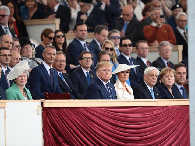 World leaders at the D-Day Commemorations