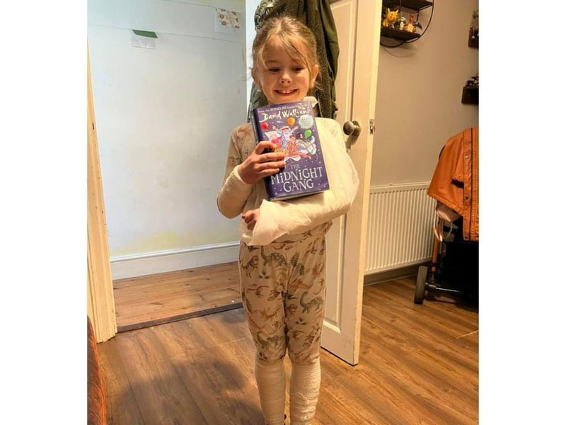 Amber looks incredible in her World Book Day costume. Her chosen book is The Midnight Gang by David Walliams.