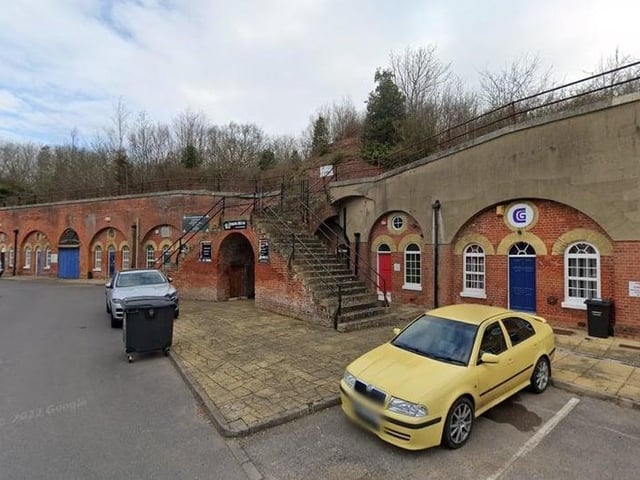 The Royal Commission fort was built in 1861 and is the only one of three proposed 'Gosport Outer Line' forts built due to defence cuts. It was intended to be part of a further line of defence to the already completed 'Gosport Advanced Line' of Forts Elson, Brockhurst, Rowner, Grange and Gomer, built to defend Portsmouth Harbour. It can be found in Newgate Lane, Fareham, with a number of businesses using it as their home.