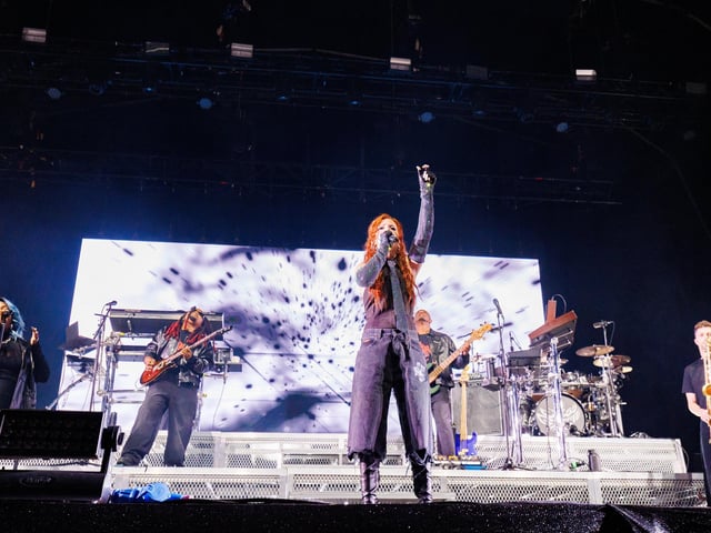 Jess Glynne at Castle Stage Pictured: Jess Glynne Picture:Marcin Jedrysiak