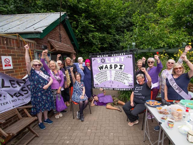 The Solent WASPI group. Picture: Habibur Rahman