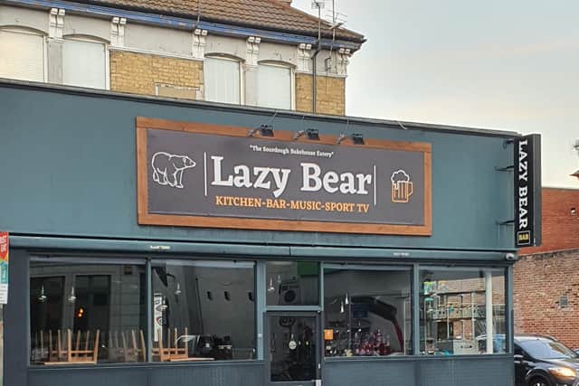 A sneak peek into the new Lazy Bear Bar in Southsea.