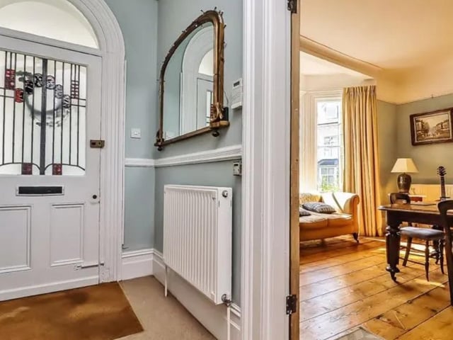 The listing says: "Nestled in the heart of one of Southsea’s most prestigious areas, Cameron House is an imposing five bedroom semi detached residence situated in the requested conservation area of Albany Road."