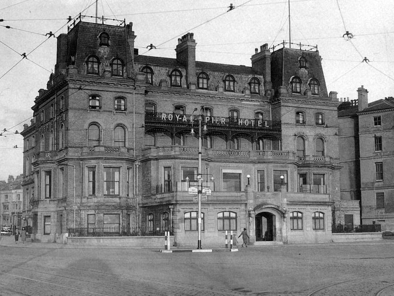 The Royal Pier Hotel, Southsea, between the wars