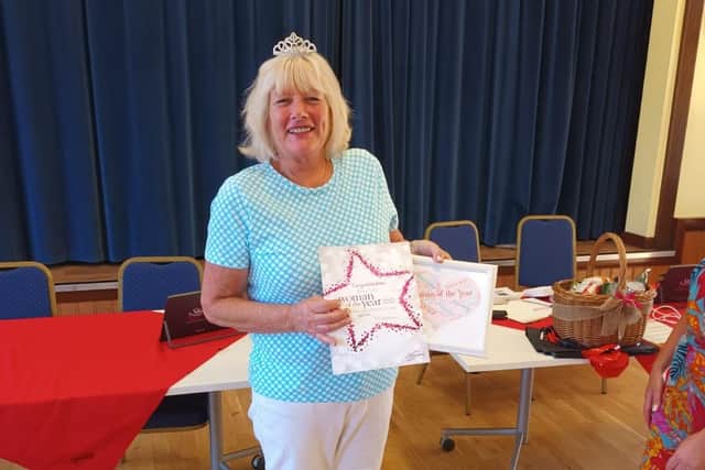 Nancy Walker has been named Woman of the Year for the Portchester Tuesday group.