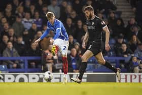 Pompey have a few injuries to contend with ahead of their final home fixture. Wigan Athletic travel to Fratton Park. (Image: Camera Sport)