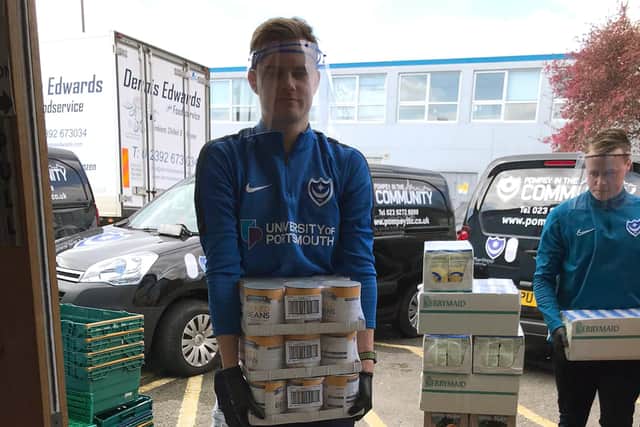 Hive volunteers who have been helping to collect and deliver donations throughout Portsmouth