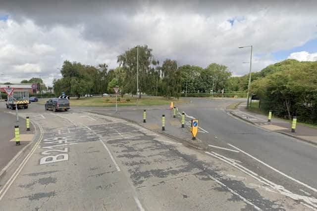 Police are appealing for witnesses following the collision on the roundabout in Park Road North, Havant, yesterday afternoon. Picture: Google Street View.