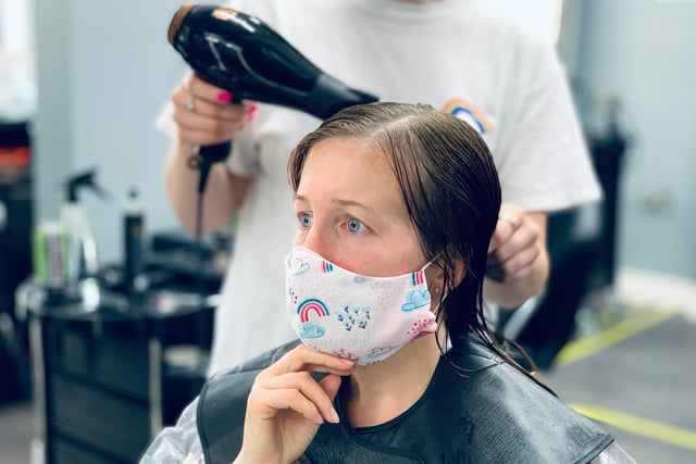 Full-time carer Rachel Paterson enjoyed the peace and pampering as she returned to Aspire Hair Studio in Chapeltown, where she's been a customer since it opened