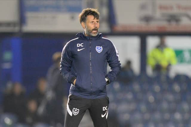 Danny Cowley has come out fighting as he seeks to arrest Pompey's worrying form. Picture: Graham Hunt/ProSportsImages