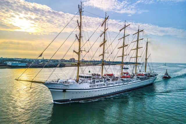 The Golden Horizon is the largest luxury sailing ship in the world.
Picture: Michael Seymour