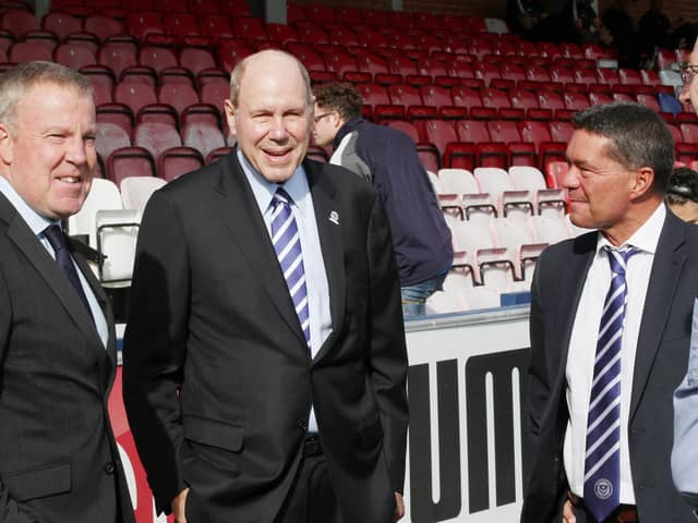 Pompey fan Shawn Woodward has asked whether the Eisner family's lack of reaction at present means they are 'losing patience'. Picture: Joe Pepler/Digital South.
