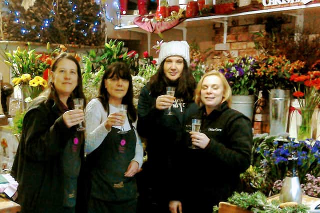 Kelly Jordan with some of her team at Charmaine of Southsea.