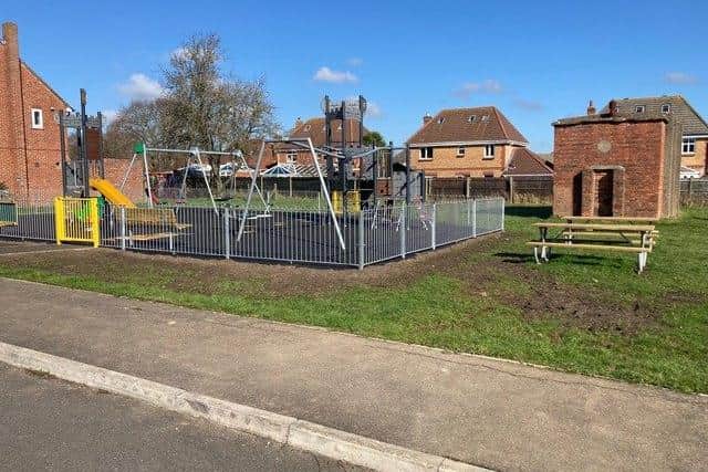 The play park in Eastway Road, Titchfield