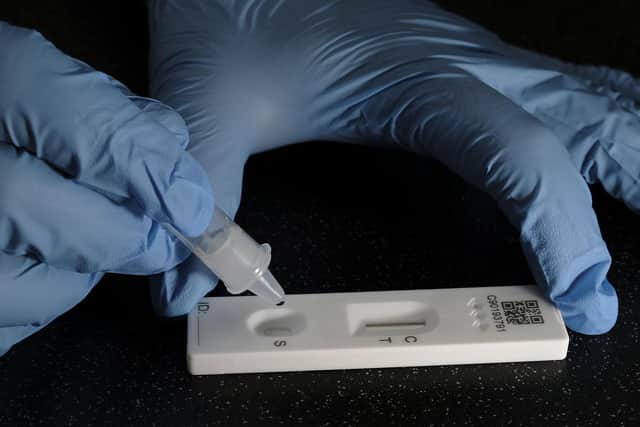 Lateral flow tests will no longer be free in England from April 1.