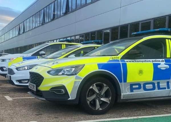Fareham police. Pic Hants police