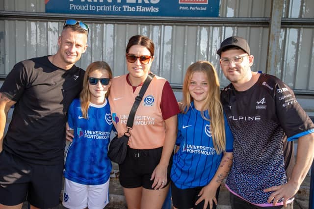 Pompey fans make annual pre-season trip to Westleigh Park