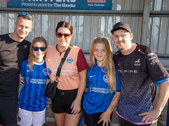 Pompey fans make annual pre-season trip to Westleigh Park