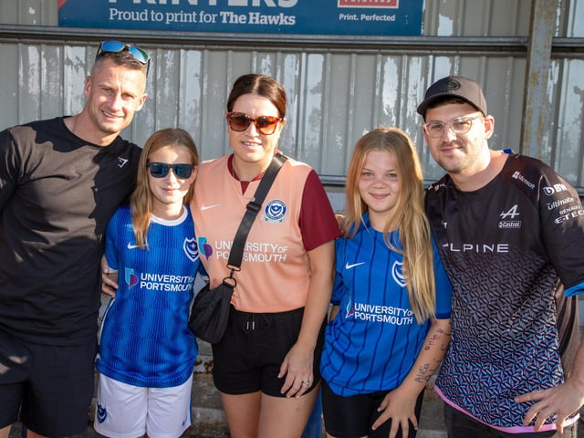 Pompey fans make annual pre-season trip to Westleigh Park