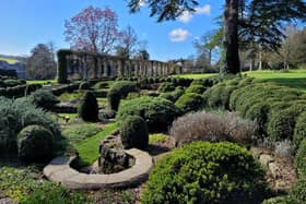 West Dean's pituresque sunken garden.