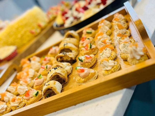 Delicious catering by Craig and team