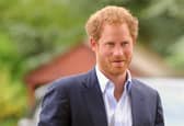 Prince Harry pictured at Southwick House in 2016, when he met a group of military veterans from across the Armed Forces who took part in the D-Day landings
Picture: Sarah Standing (160749-1270)