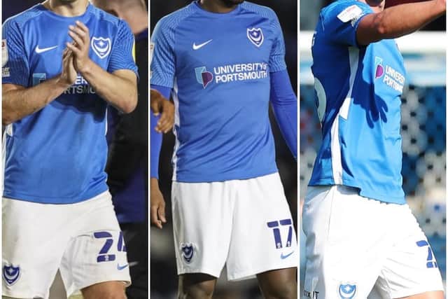 (From left) Michael Jacobs, Ellis Harrison and Paul Downing are three players who see their contracts end next summer.
