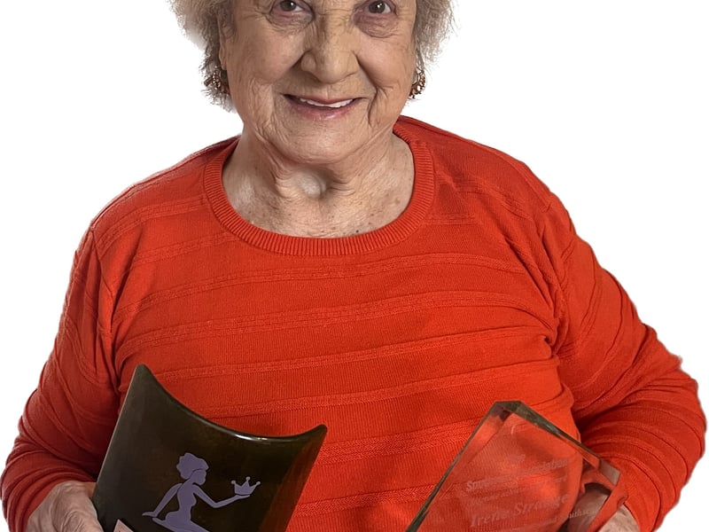 Irene Strange of Southsea holding two awards - left, the Pamodzi Award for Inspirational Elder 2022 and The Southsea Association, Lifetime achievement award for her work in and around Southsea Hampshire from 2012
Picture: Noni Needs