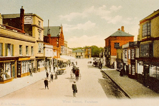 West Street, Fareham around 1895
