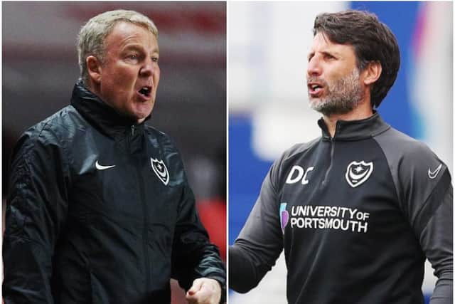 Kenny Jackett, left, and Danny Cowley.