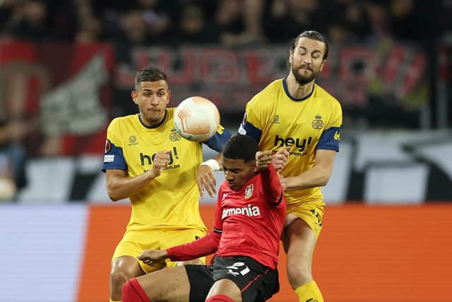 Christian Burgess suffered late, late heartbreak with Royale Union Saint-Gilloise on Sunday, finishing third having been minutes away from capturing the Belgian title. Picture: Lars Baron/Getty Images