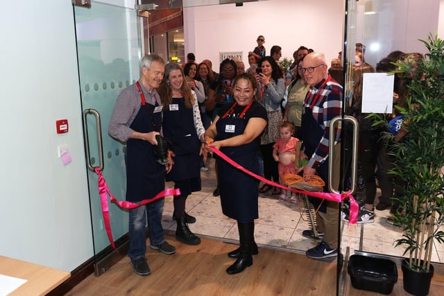 Portsmouth's first 'library of things' will open in the Cascades Shopping Centre this weekend (May 13). Run by the repair cafe, the facility will allow people to borrow tools and appliances rather than owning them.
Pictured is (L-R) Graham Castellano, Clare Seek, Mariana Rivas and Chris Cheetham.
Picture: Sam Stephenson.