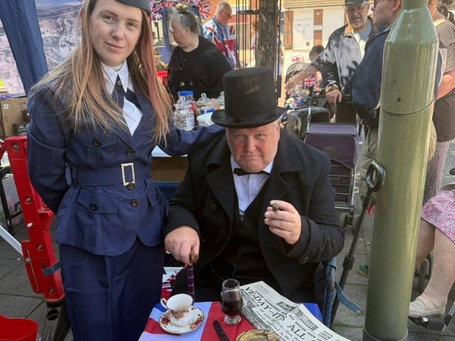 VE Day Celebration at Havant Bus Station