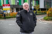 Robert Hood outside Southampton General Hospital where his daughter has been receiving emergency treatment for a sudden cancer diagnosis. 

Picture: Habibur Rahman