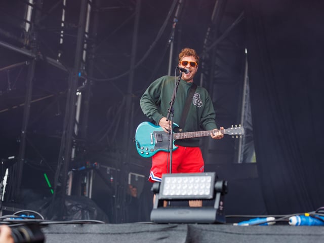 Pictured: Busted performs on Castle stage Picture:Marcin Jedrysiak