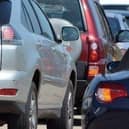 There are delays on the M3 this evening following a broken down bus.