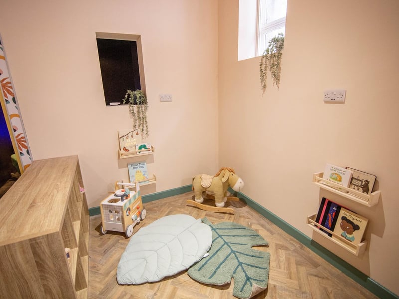 Pictured: The reading corner 
Picture: Habibur Rahman