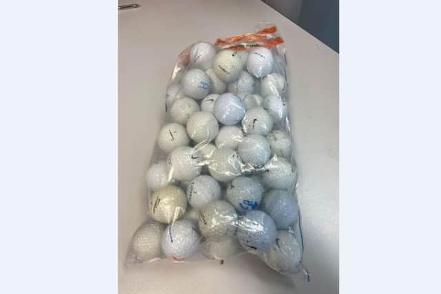 Police are hunting a gang of five or six children who have been throwing golf balls at moving traffic in Waterlooville. Photo: Hampshire police