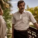 DI NIcki Jennings (Charlotte Spencer) and DI Tony Brightwell (Emun Elliott) are off the sun in the new series of The Gold, on BBC1 (Picture: BBC/Tannadice Pictures/Jean-Paul Malherbe)
