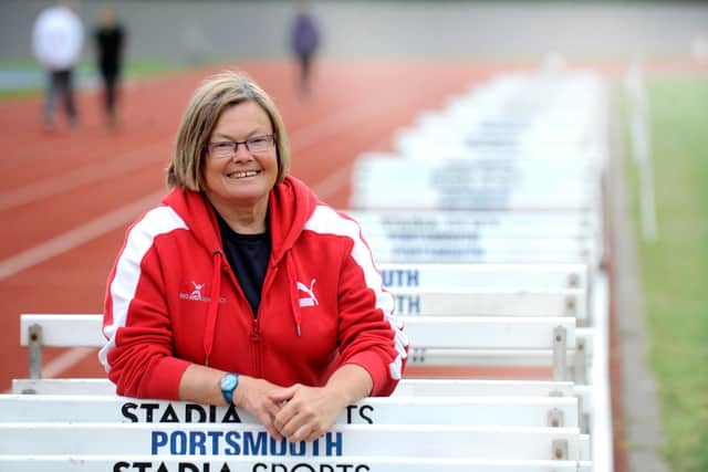 Bronwin Carter, who has been involved with the City of Portsmouth Athletics Club for over half a century. Picture: Ian Hargreaves